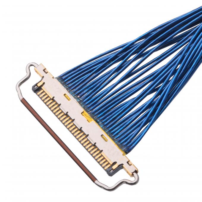 DF8130PLCH Micro Coaxial Cable Connector Light Yellow Red Color