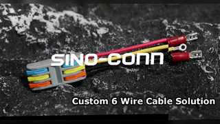 PCT-2-3 3 Pole Lever Nut Wire Harness 18AWG Quick Disconnect Overview