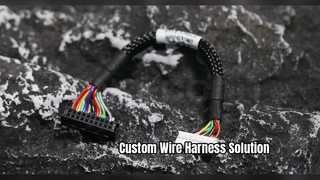 DF11-20DS-2C 20-Pin IDC Front Panel Cable Custom Medical High Speed Ribbon Harness