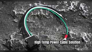 Custom High Temperature PTFE Power Cable Assembly 