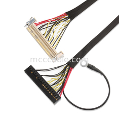 30 Pin LVDS Cable Assembly , 51 Pin FI X30HL-B Lvds Cable For Lcd Panel