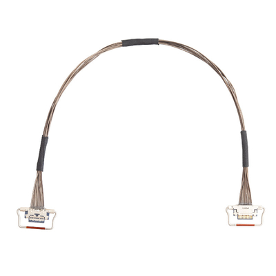 I PEX Coaxial LVDS Cable 0.4mm Pitch 20633-310T-01S 38AWG 10 Pin eDP