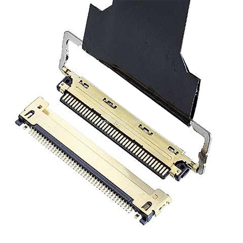 20472 20473-040T-10R 20474-040E-12 Horizontal mating type Micro-coaxial connector with mechanical lock