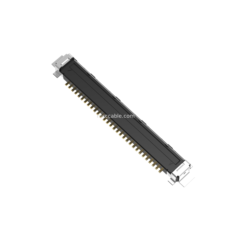 20437-030T-01 Horizontal mating type Micro-coaxial connector with mechanical lock 30Pin 40P 50P 0.4 mm pitch