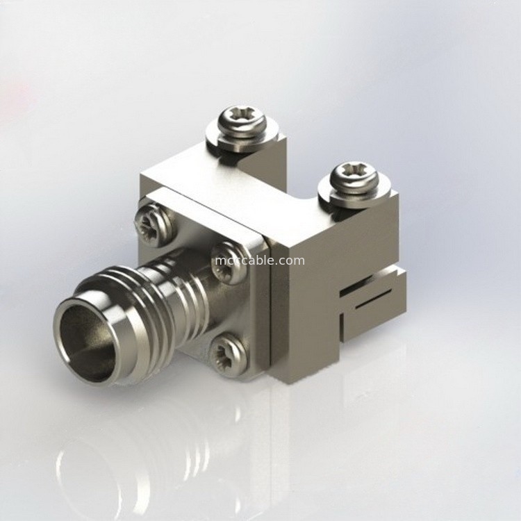 3.5mm Cable Joint Connector Female To PCB Edge Launch RF Coaxial Connector 34GHz