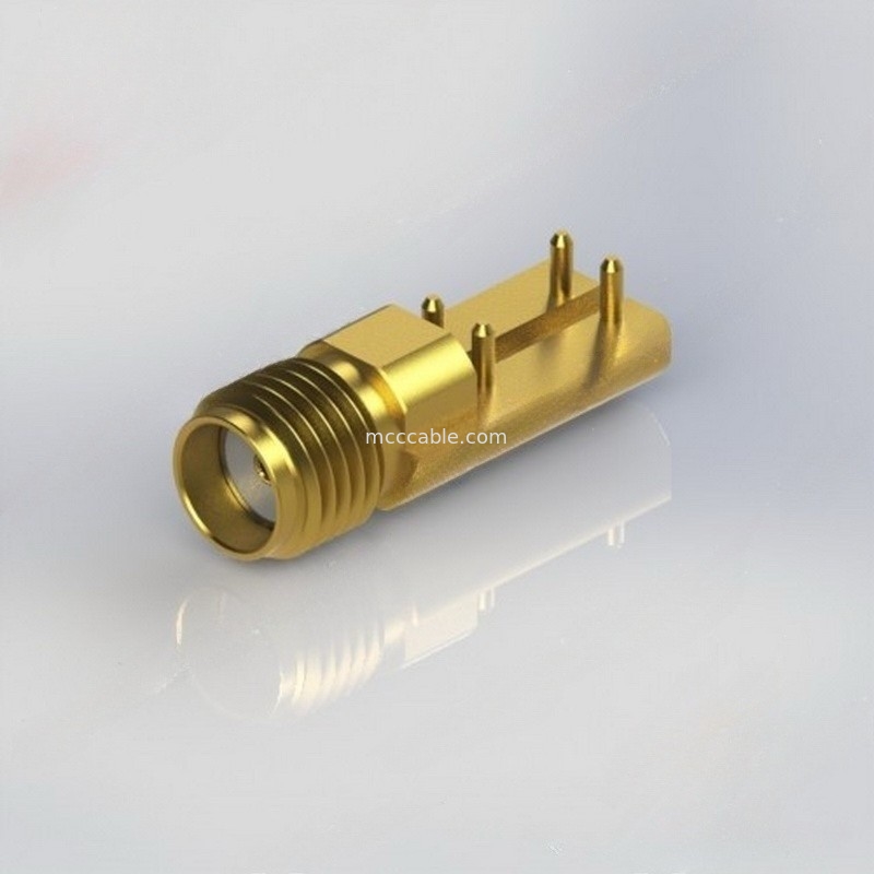 CONN SMA Female Straight RF Coax Connector With .015