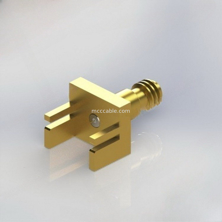 OEM Brass 1mm RF Coaxial Connector With .009