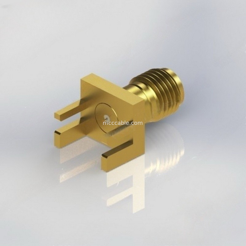 OEM Brass 1mm RF Coaxial Connector With .009