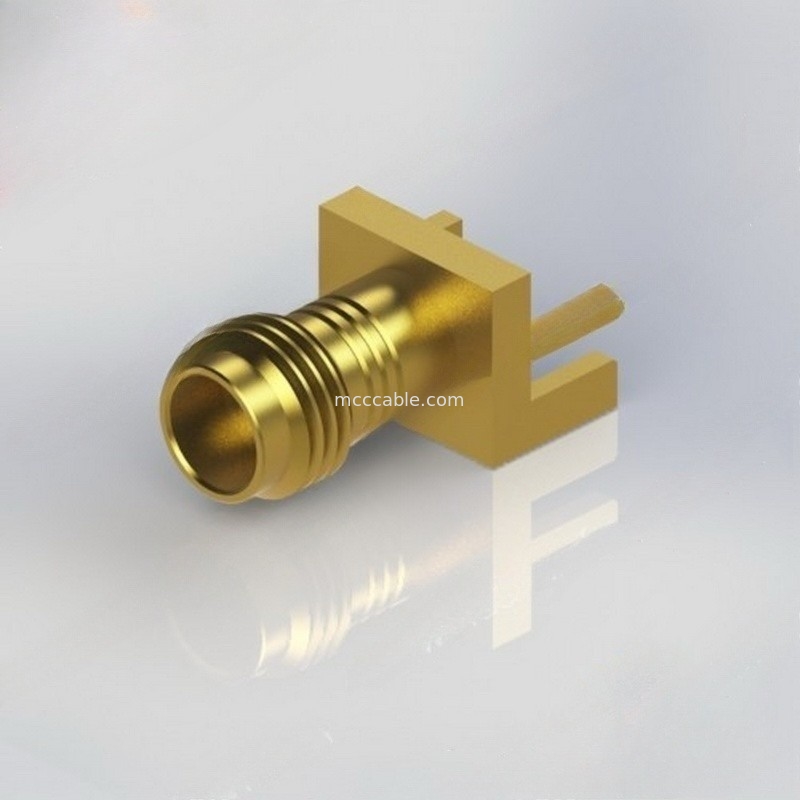 OEM Brass 1mm RF Coaxial Connector With .009