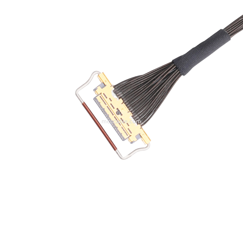 Oem Lvds Cable Assembly 0.5mm Pitch 20453-220t-03 Horizontal mating type micro-coaxial connector