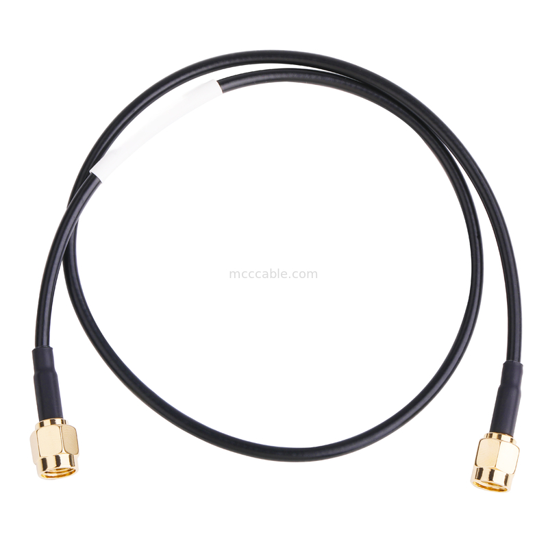 RF connector 50ohm Impedance Lmr100 Rf Coaxial Cable Black lcd lvds cable samtec high speed cable