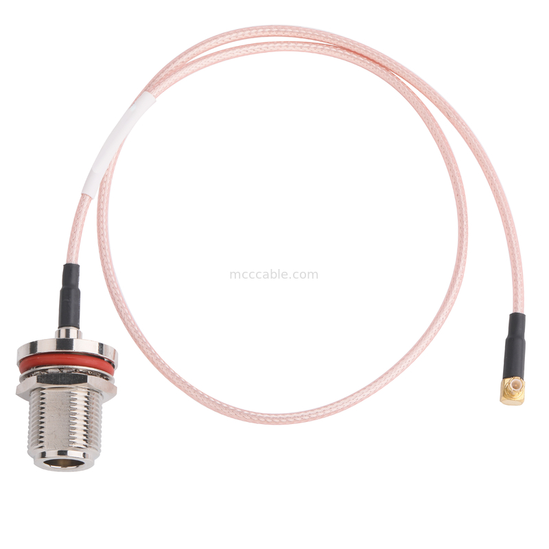 N Type Female Rf Coaxial Connector Mini Straight samtec high speed cable