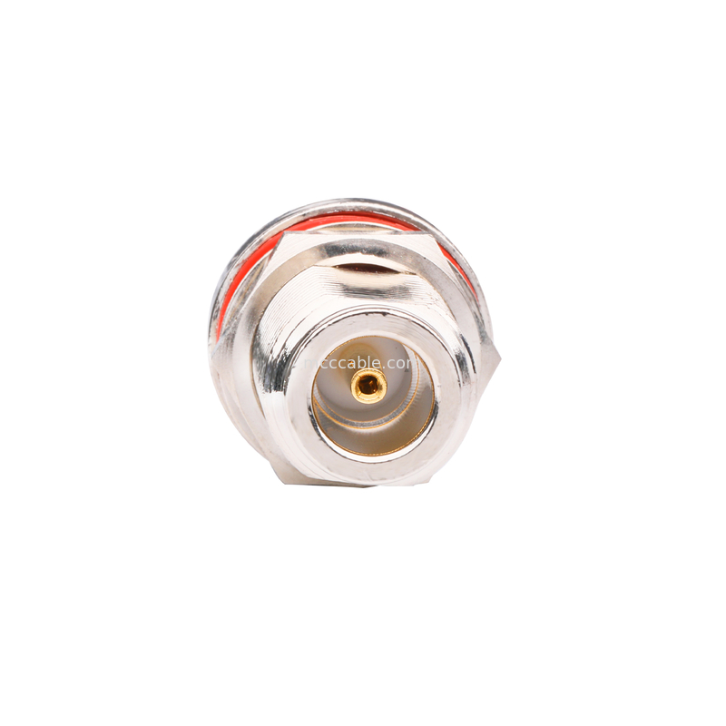 N Type Female Rf Coaxial Connector Mini Straight samtec high speed cable