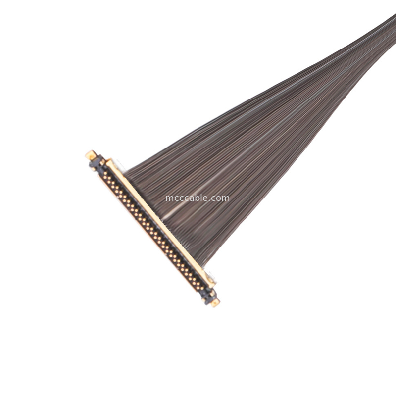20531 50P Vertical Mating Micro Coaxial Cable 20531-050t-02 0.25mm Right Angle Connector