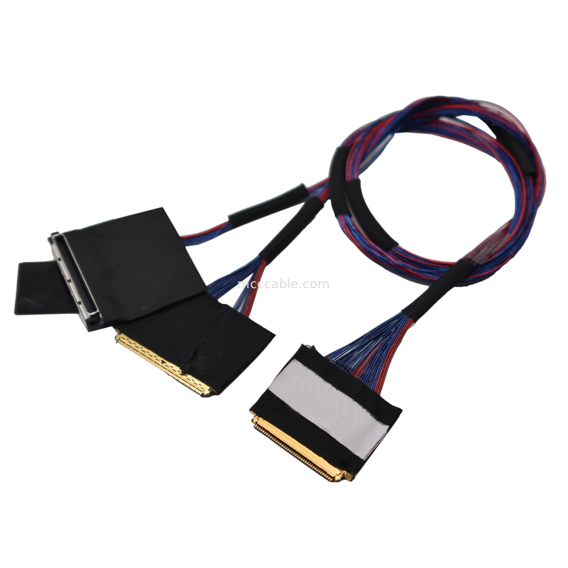 20846-040T-01 Fully-shielded with mechanical lock Suitable for high-data-rate transfer (20 Gbps/lane)