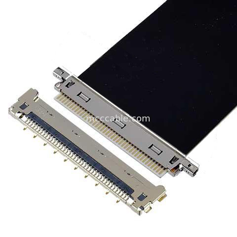 20856-030T-01 0.4mm Pitch 30P Micro Coaxial Cable Assembly cable Mating Direction Horizontal