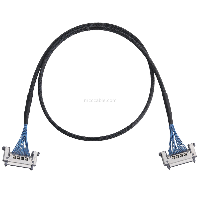 JAE FI-RE31CL To FI RE31CL LCD Lvds Cable customized cable assembly 0.3mm pitch molex wire harness