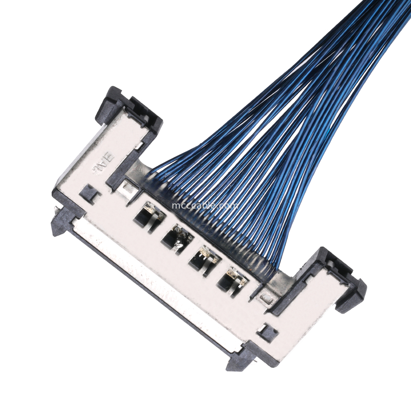 JAE FI-RE31CL To FI RE31CL LCD Lvds Cable customized cable assembly 0.3mm pitch molex wire harness