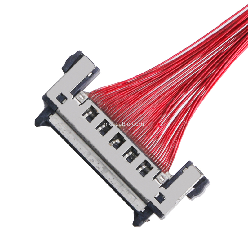 LCD Lvds Cable Assembly JAE FI-RE41CL To FI RE41CL 0.3mm Pitch Molex Wire Harness