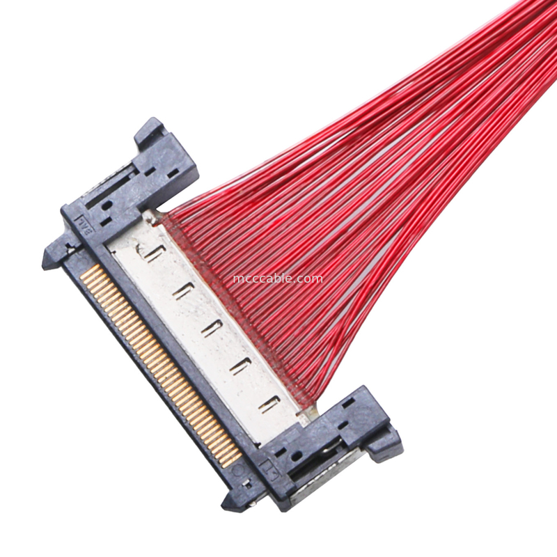 LCD Lvds Cable Assembly JAE FI-RE41CL To FI RE41CL 0.3mm Pitch Molex Wire Harness