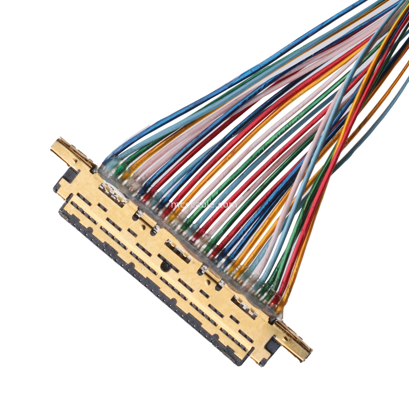 Type-C USB 3.0 TO 20453-230T-03 Cables Made To Measure Coaxial Connector To Micro Usb
