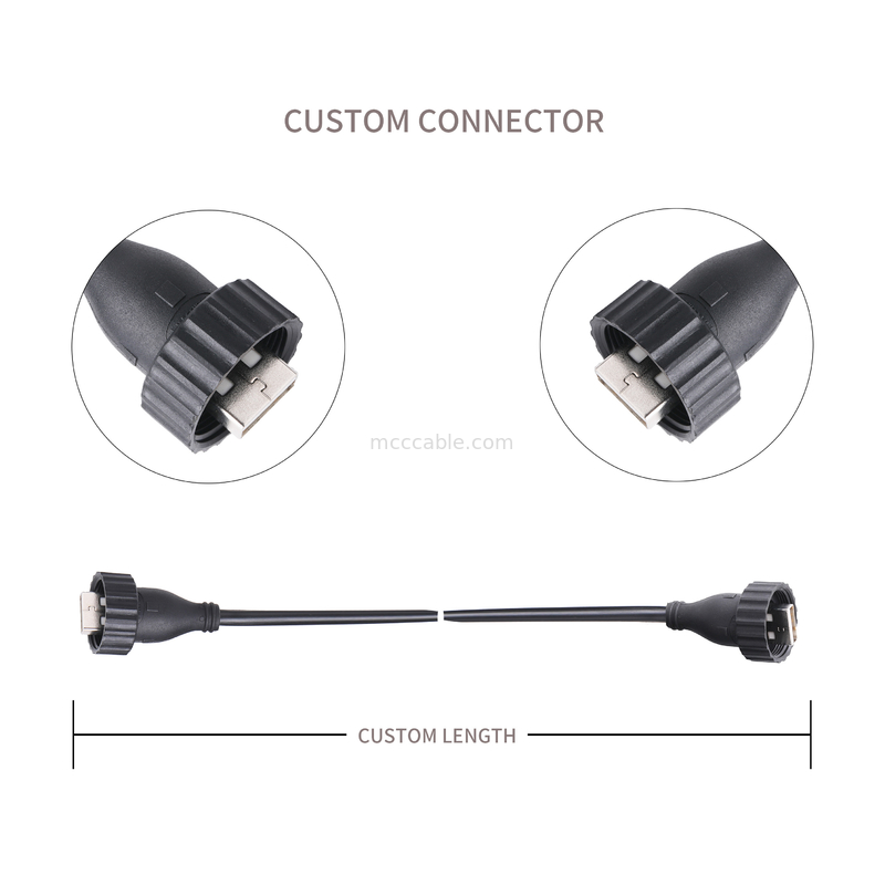 USB2.0 A Type Male Type A TO USB2.0 Male Type A Connector Cable Industrial