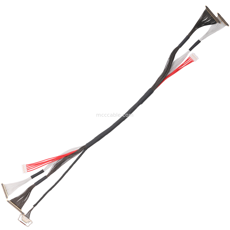 Pitch 0.25mm 20531-034T-01 To 20633-210T-02S 0.25 mm  cable customize