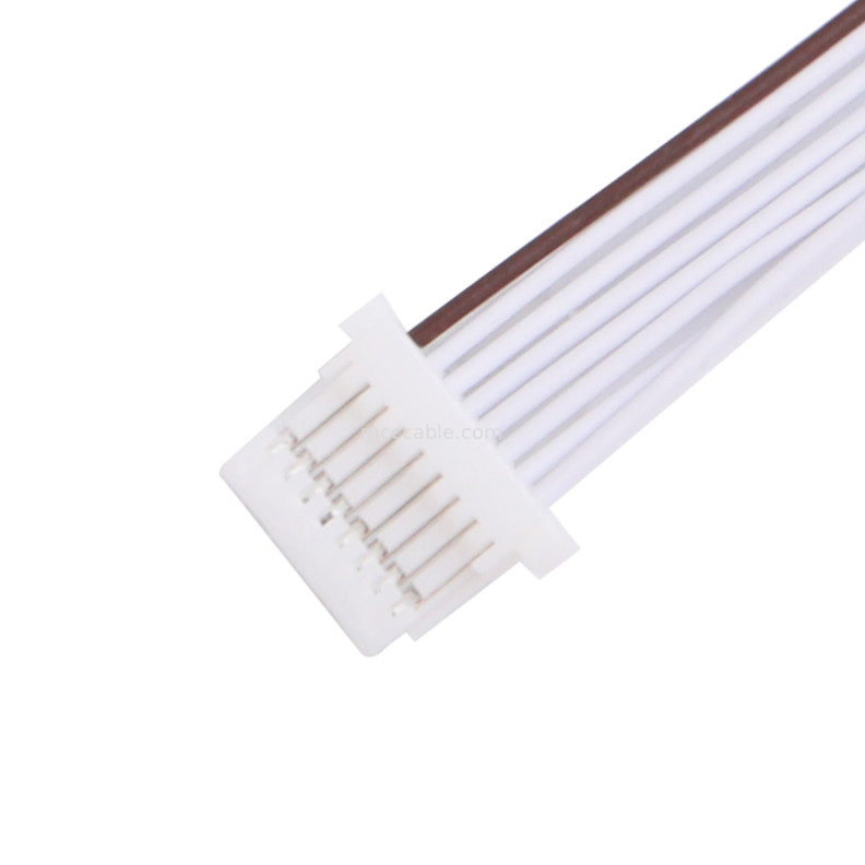 0.80mm 8 PIN PVC LVDS Cable Assembly Wire Harness JST SHR-08V-S-B