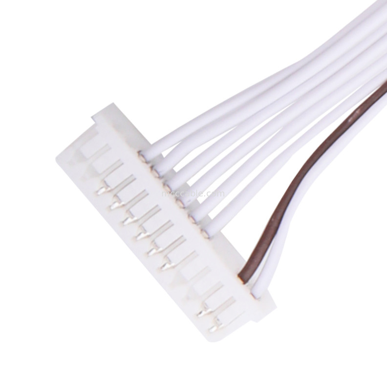 0.80mm 8 PIN PVC LVDS Cable Assembly Wire Harness JST SHR-08V-S-B
