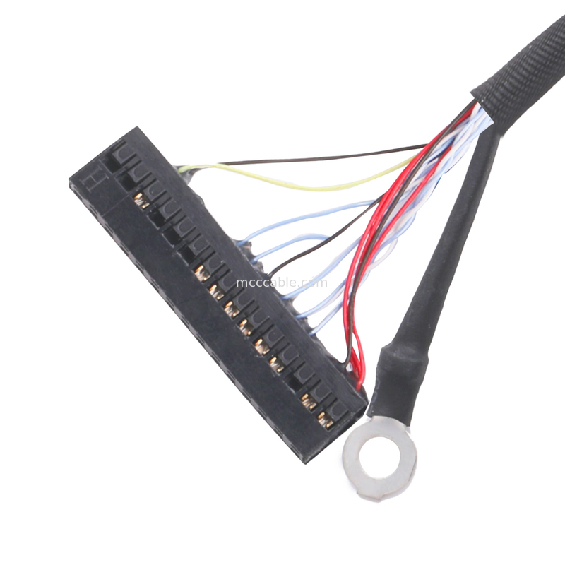 lvds edp cable Pitch 0.5mm Coaxial Cable Assembly Genuine Body Pull Ring Or Imitation