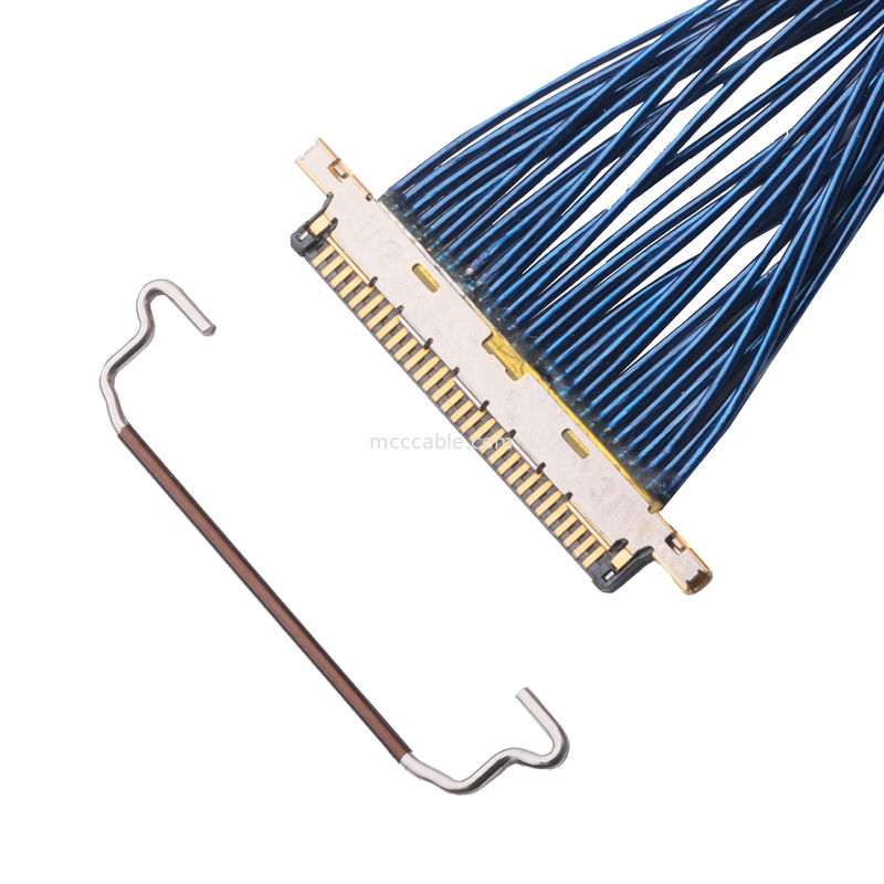 DF8130PLCH Micro Coaxial Cable Connector Light Yellow Red Color