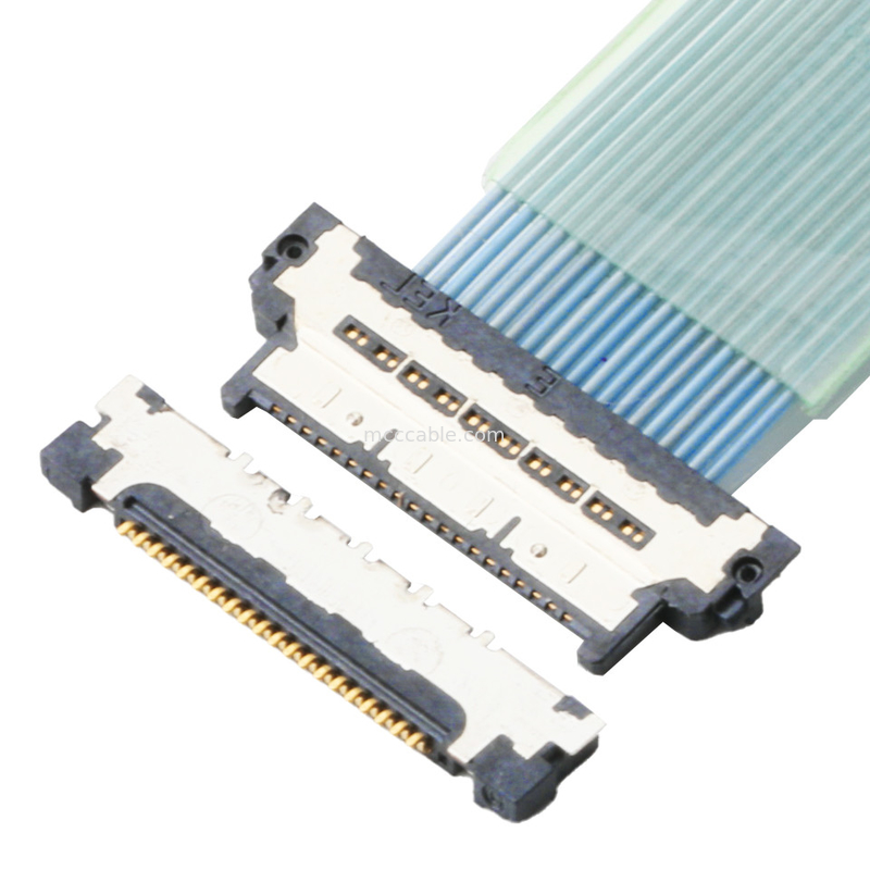 Board Side Micro Coaxial Cable Connector Is Right Angle Type