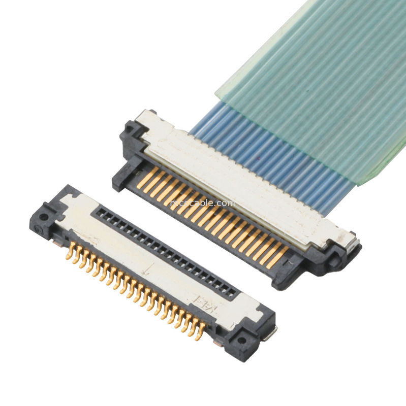 Board Side Micro Coaxial Cable Connector Is Right Angle Type