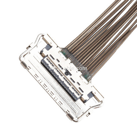 0.4mm Pitch LVDS EDP Cable  20679-20p Micro Coaxial lvds display connector