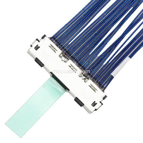 0.5mm Pitch  30P Micro Coaxial Cable Lvds Coaxial Cable DF80D-30P-0.5SD