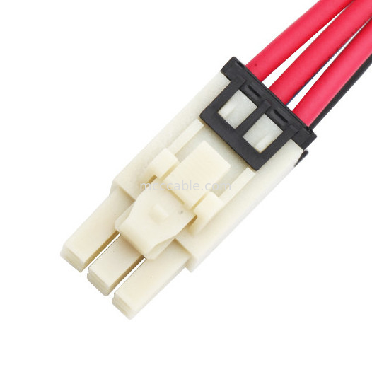 6 Pin 100mm Length Wire Harness Assembly Molex 1722582106 To 4 Pin TE 208130-1