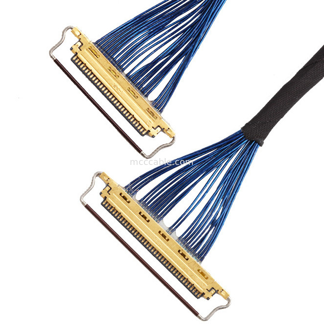 44AWG SGC LVDS EDP Cable  0.5mm Pitch 20453-330t-13 To 20453-340t-13