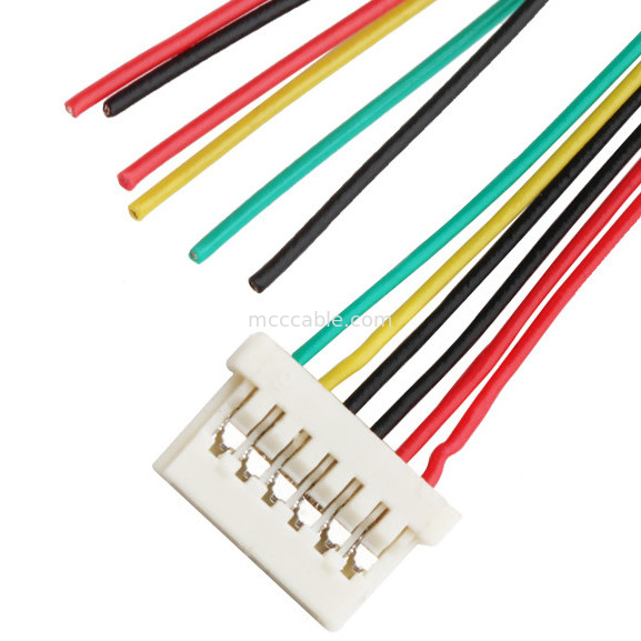 6DS 1.25mm Pitch  DF14 Lvds Cable Assembly Crimping 6 Pin lvds display connector