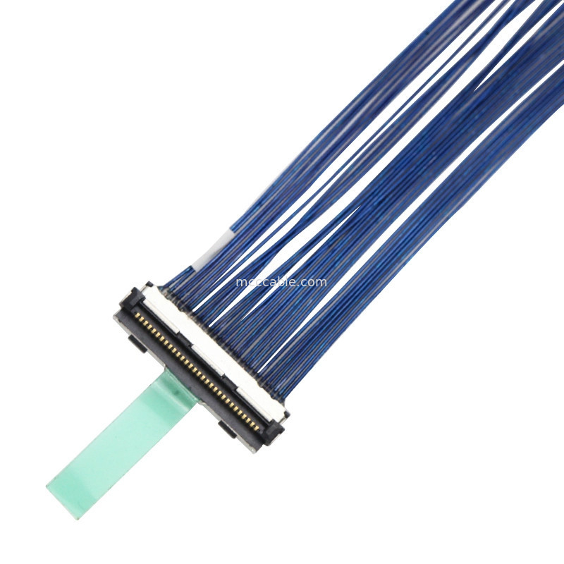 0.5mm Pitch  30P Micro Coaxial Cable Lvds Coaxial Cable DF80D-30P-0.5SD