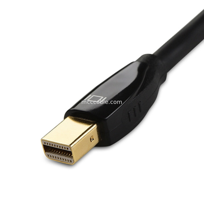 OEM / ODM Lvds Cable Assembly Mini Displayport To Dvi 3 In 1 Adapter Connector