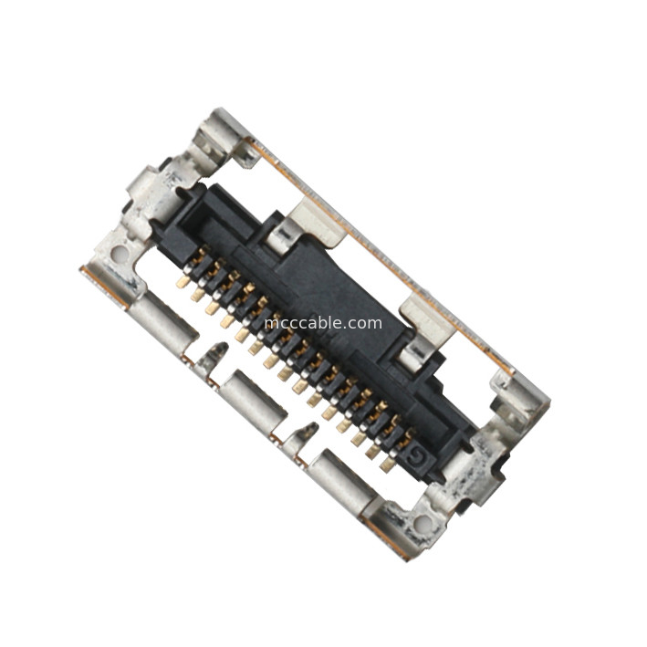 15 Pin  LVDS EDP DF36A-15S-0.4V Micro Coax Cable Assembly Connector