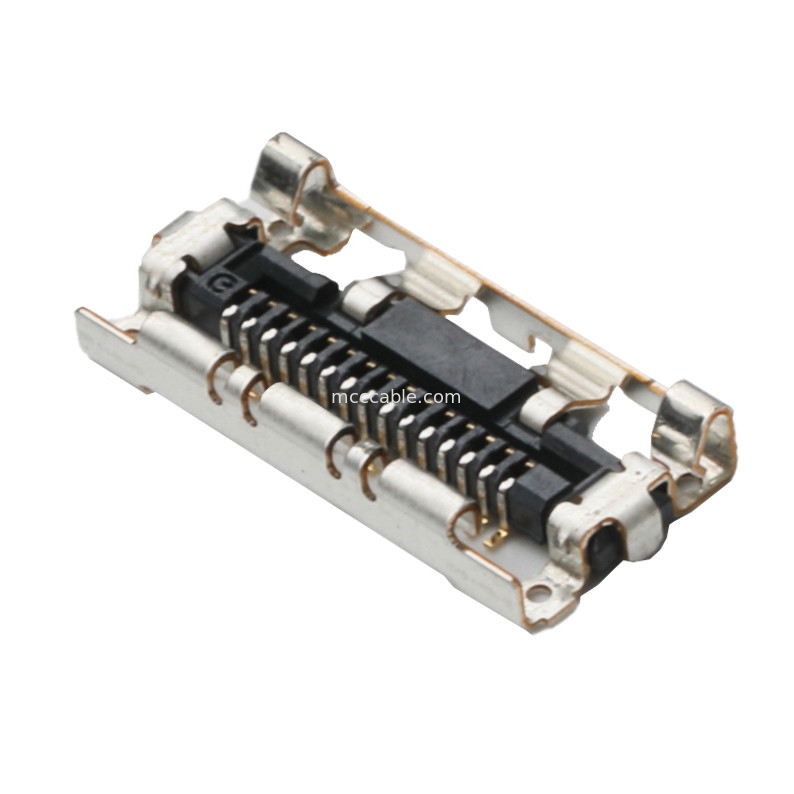 15 Pin  LVDS EDP DF36A-15S-0.4V Micro Coax Cable Assembly Connector
