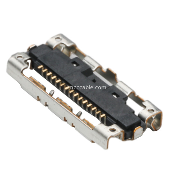 15 Pin  LVDS EDP DF36A-15S-0.4V Micro Coax Cable Assembly Connector