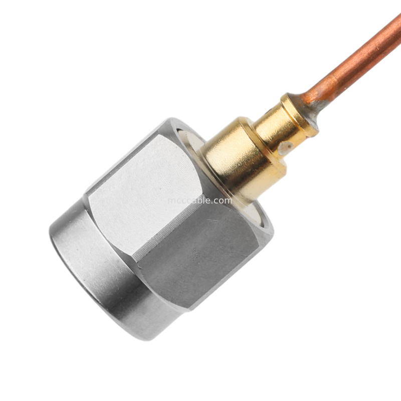 Rohs Semi Rigid Coaxial Cable Vita 67 Smpm Straight Plug To Sma Male Straight Plug Sro47