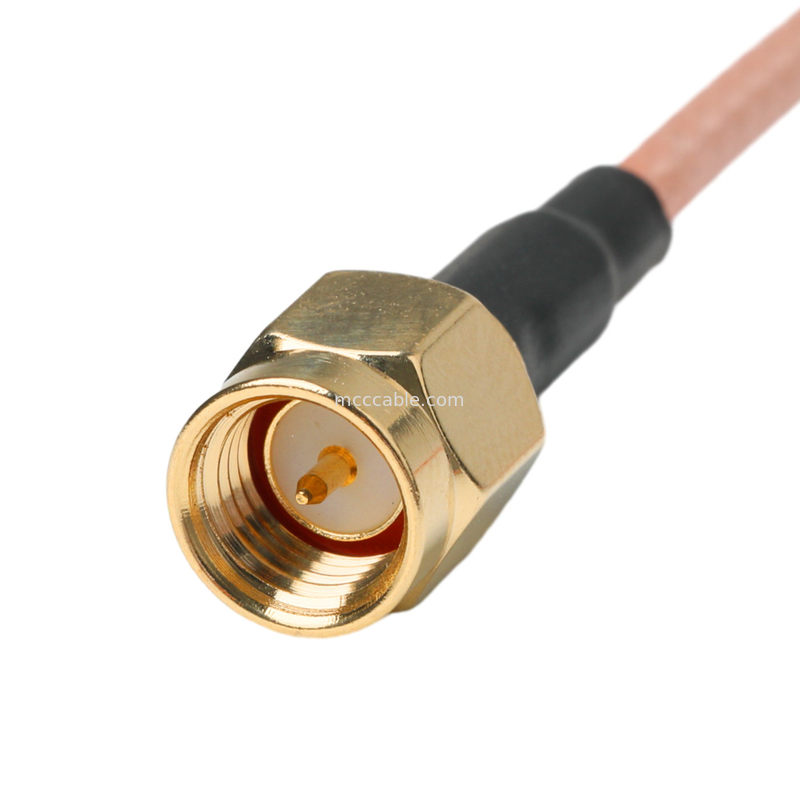 Oem / Odm Rg316 Cable Connector Sma Female Bulkhead Jack To Male Straight Plug