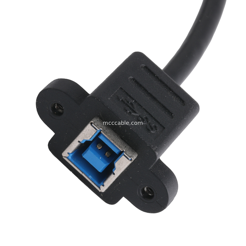 Plug And Play Printer Cable Connector Usb 3.0 B Male To Female Usb3.0 Bm To Bf