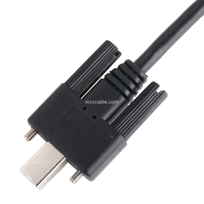 UL Printer Connector Cable Usb 2.0 Type A To Type B Locking