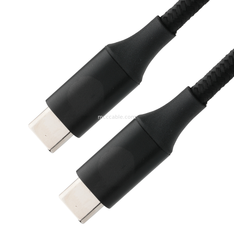 Usb Type C To Usb Type C High Speed Usb Extension Cable With Braided Mesh