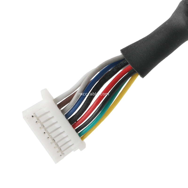 IP67 Waterproof Connector M16 Female To SH1.0 9P UL 2464 28AWG*4PR+AEB Cable ROHS