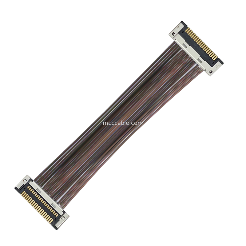 DF49-20P-SHL  Micro Coaxial Cable Assembly DF49-20P 0.4SD Extremely Fine Coaxial Harnesses